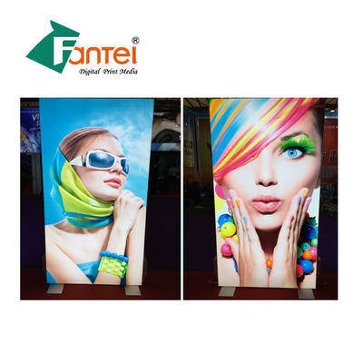 FENGTAI Warp Knit Pull Up Display Banners Windproof Customized