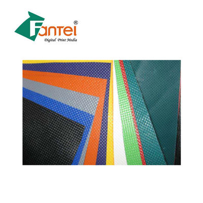 Glossy PVC Coated Tarpaulin , Colorful Knife Coated Tarpaulin